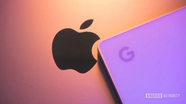 Apple MacBook and Google PixelBook logos